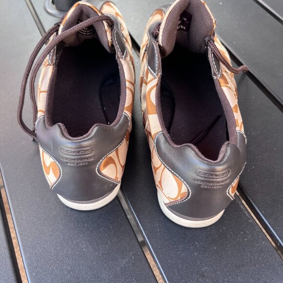 Coach Kirby Sateen Signature Tennis Sneakers - Y2K Aesthetic  - Picture 6 of 8